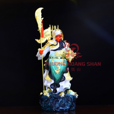 Tượng quan công võ thánh bằng ngọc đá đài loan tại HCM