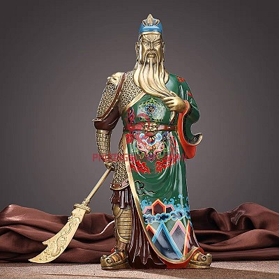 Tượng thờ cúng võ thánh quan công bằng đồng hoa văn trấn ải cao cấp tại HCM