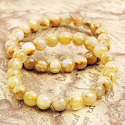 Vòng tay phong thủy nữ đá thạch anh T03
