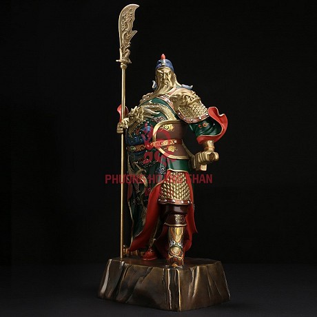 Tượng quan công tranh ảnh ông quan đế gỗ đồng tại HCM