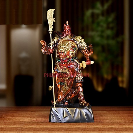 Tượng quan công gỗ đồng thờ cúng tại HCM